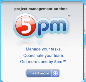 5pm - project management on time