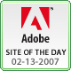 Adobe Site of The Day award
