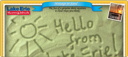Message On Sand ecard
