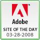 Adobe Site of The Day award